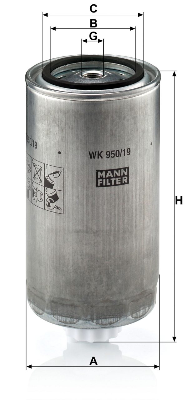 Product Image WK950/19_MANN-FILTER