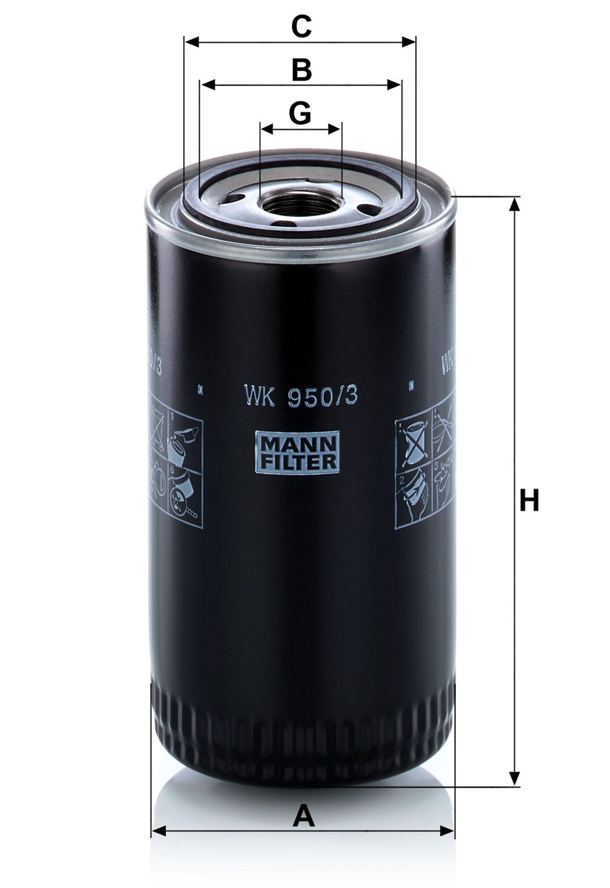 Product Image WK950/3_MANN-FILTER