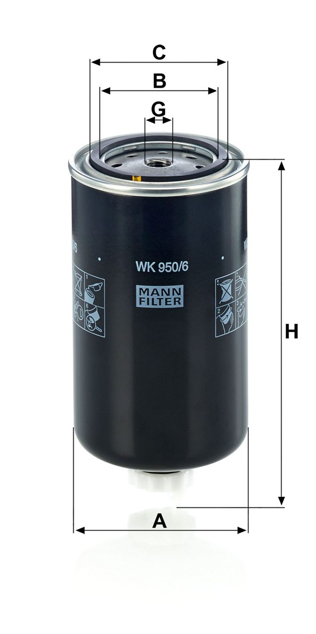 Product Image WK950/6_MANN-FILTER