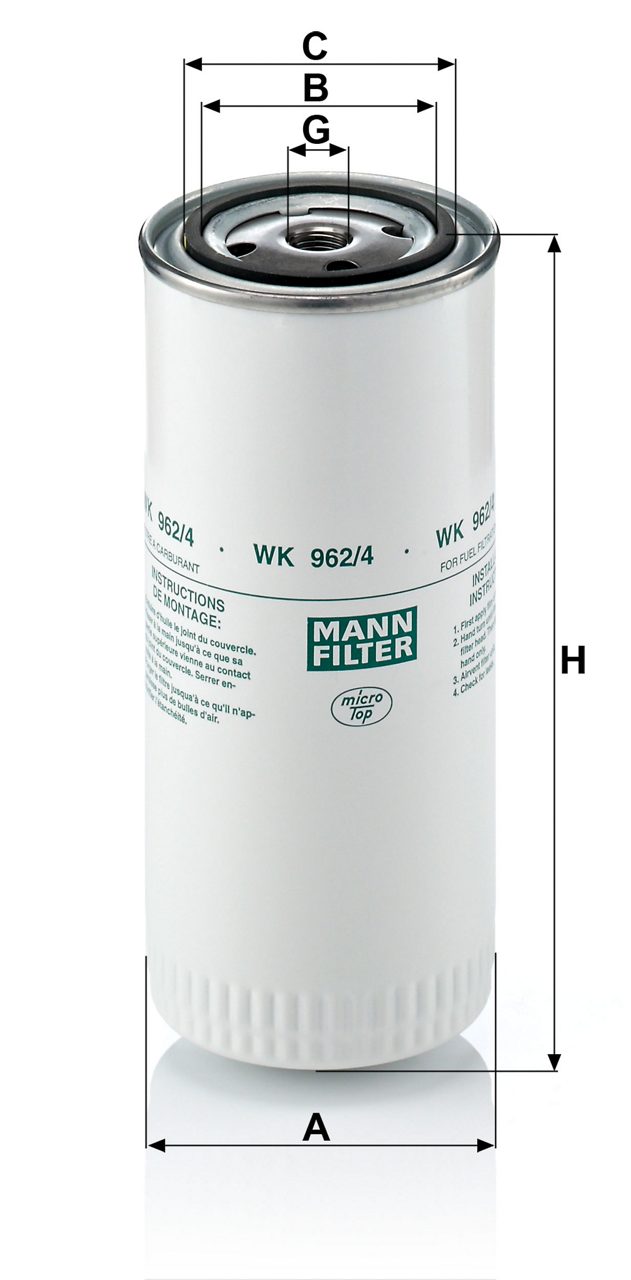 Product Image WK962/4_MANN-FILTER