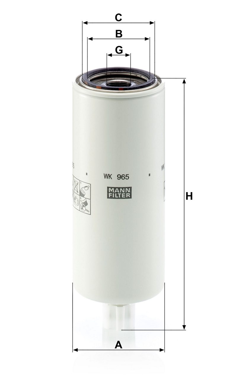 Product Image WK965X_MANN-FILTER