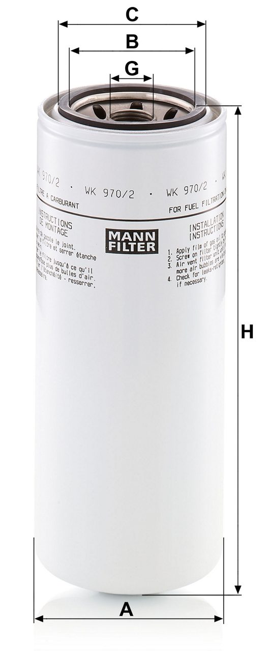Product Image WK970/2_MANN-FILTER