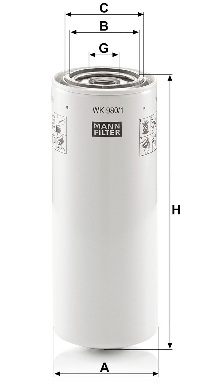 Product Image WK980/1_MANN-FILTER