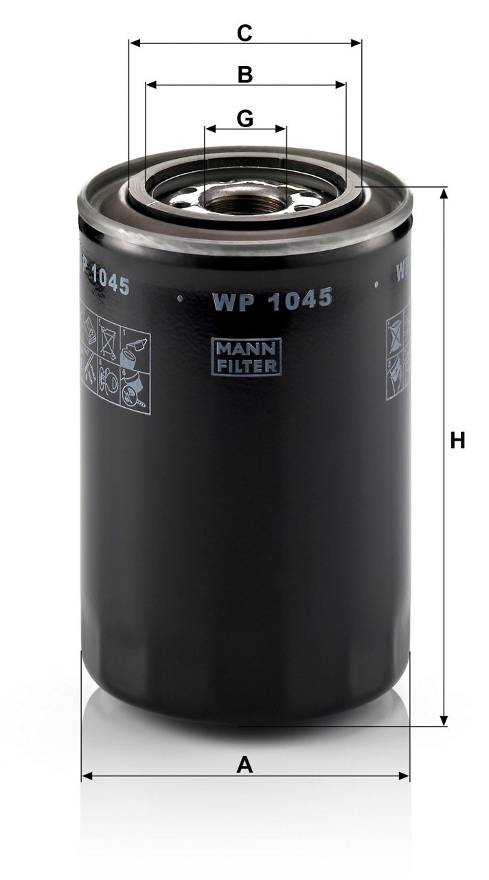 Product Image WP1045_MANN-FILTER