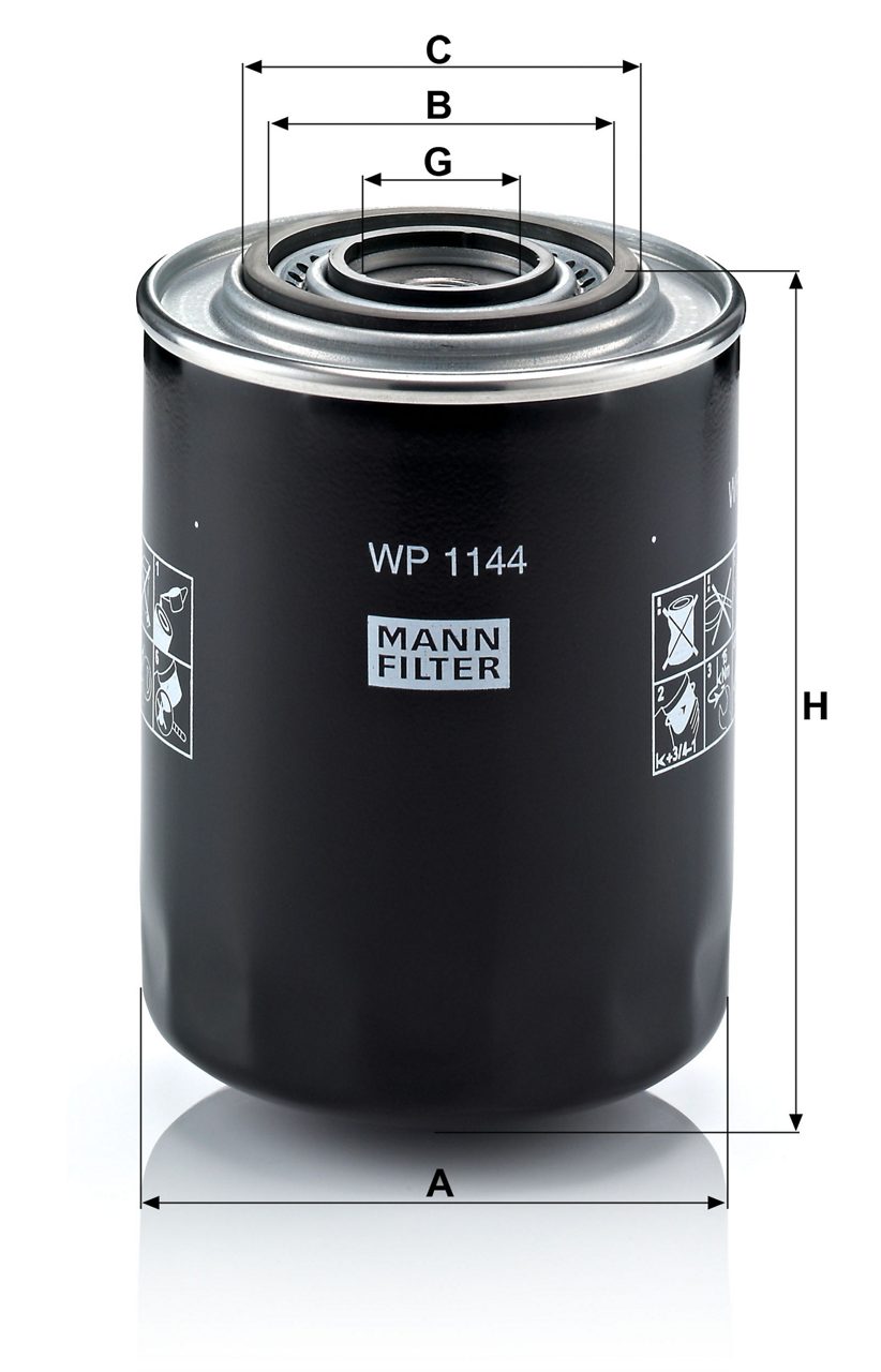 Product Image WP1144_MANN-FILTER