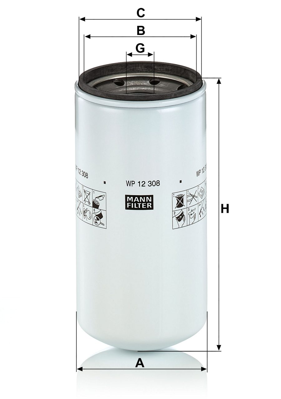 Product Image WP12308_MANN-FILTER