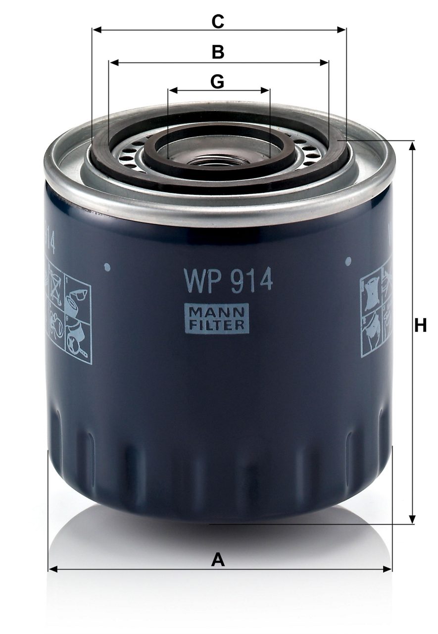 Product Image WP914_MANN-FILTER