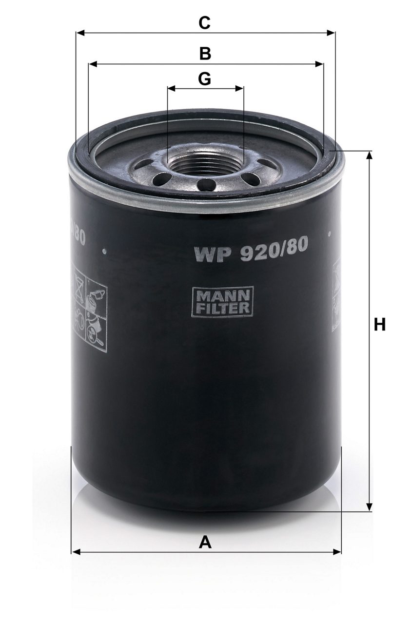 Product Image WP920/80_MANN-FILTER