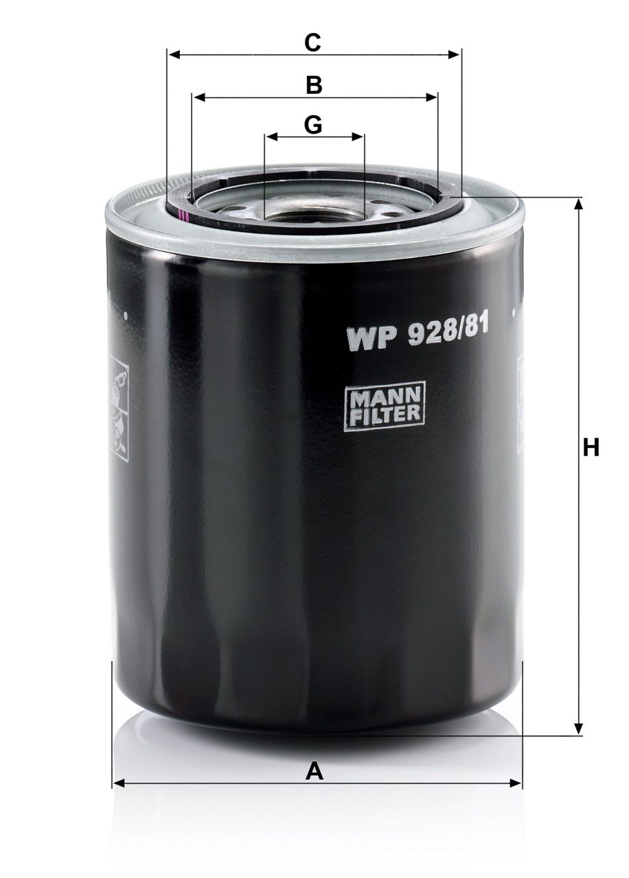 Product Image WP928/81_MANN-FILTER