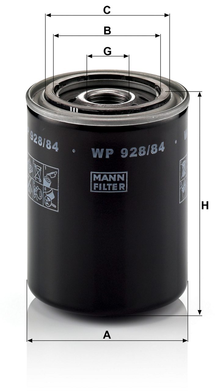 Product Image WP928/84_MANN-FILTER