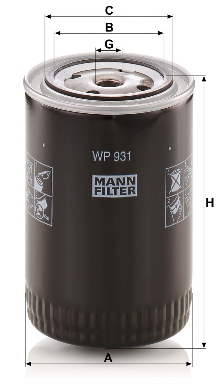 Product Image WP931_MANN-FILTER