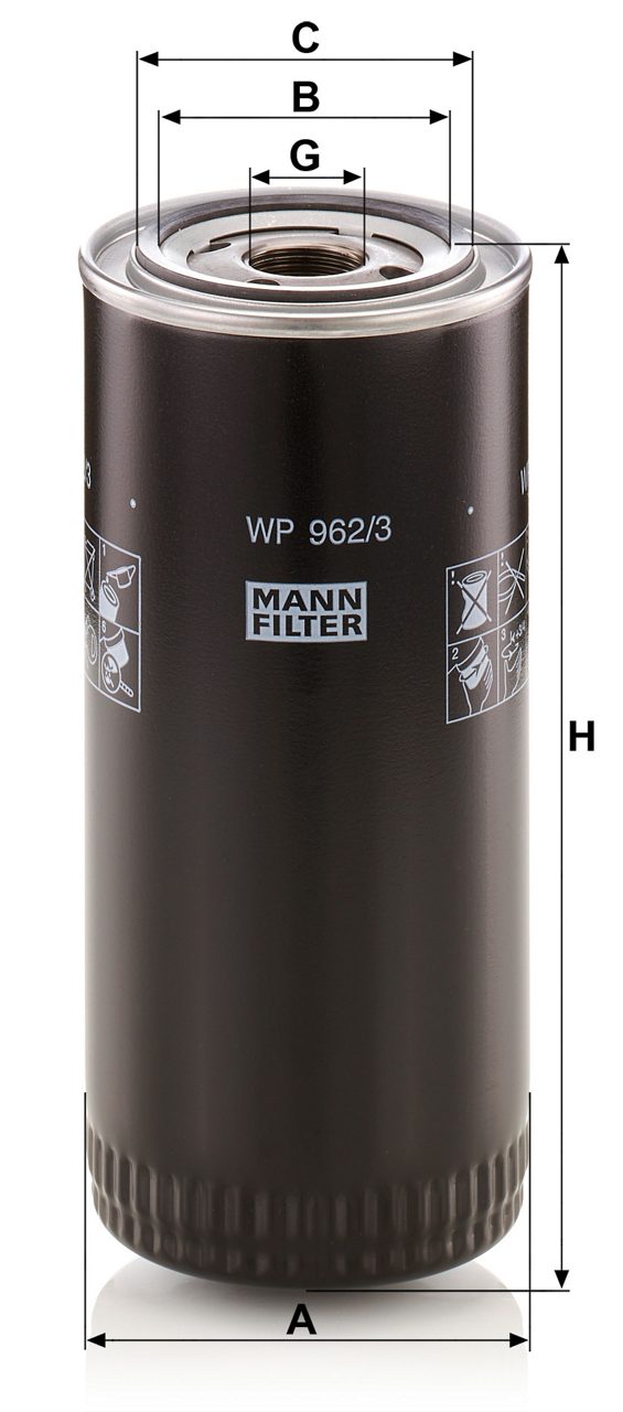 Product Image WP962/3X_MANN-FILTER