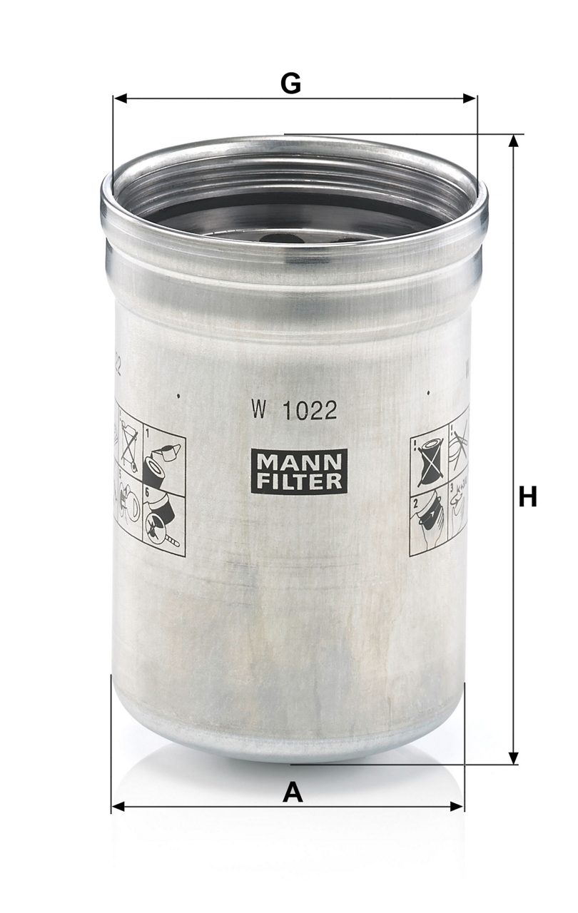Product Image W1022_MANN-FILTER