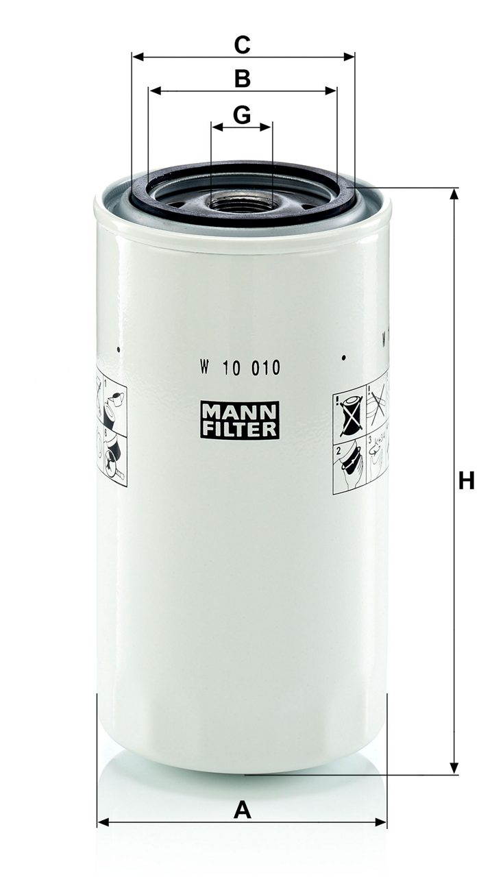 Product Image W10010_MANN-FILTER