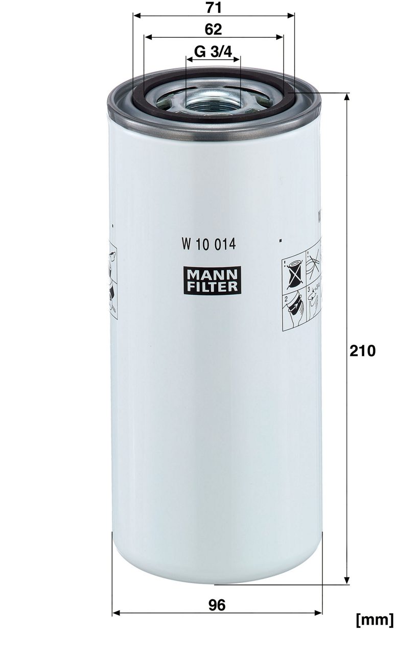 Product Image W10014_MANN-FILTER