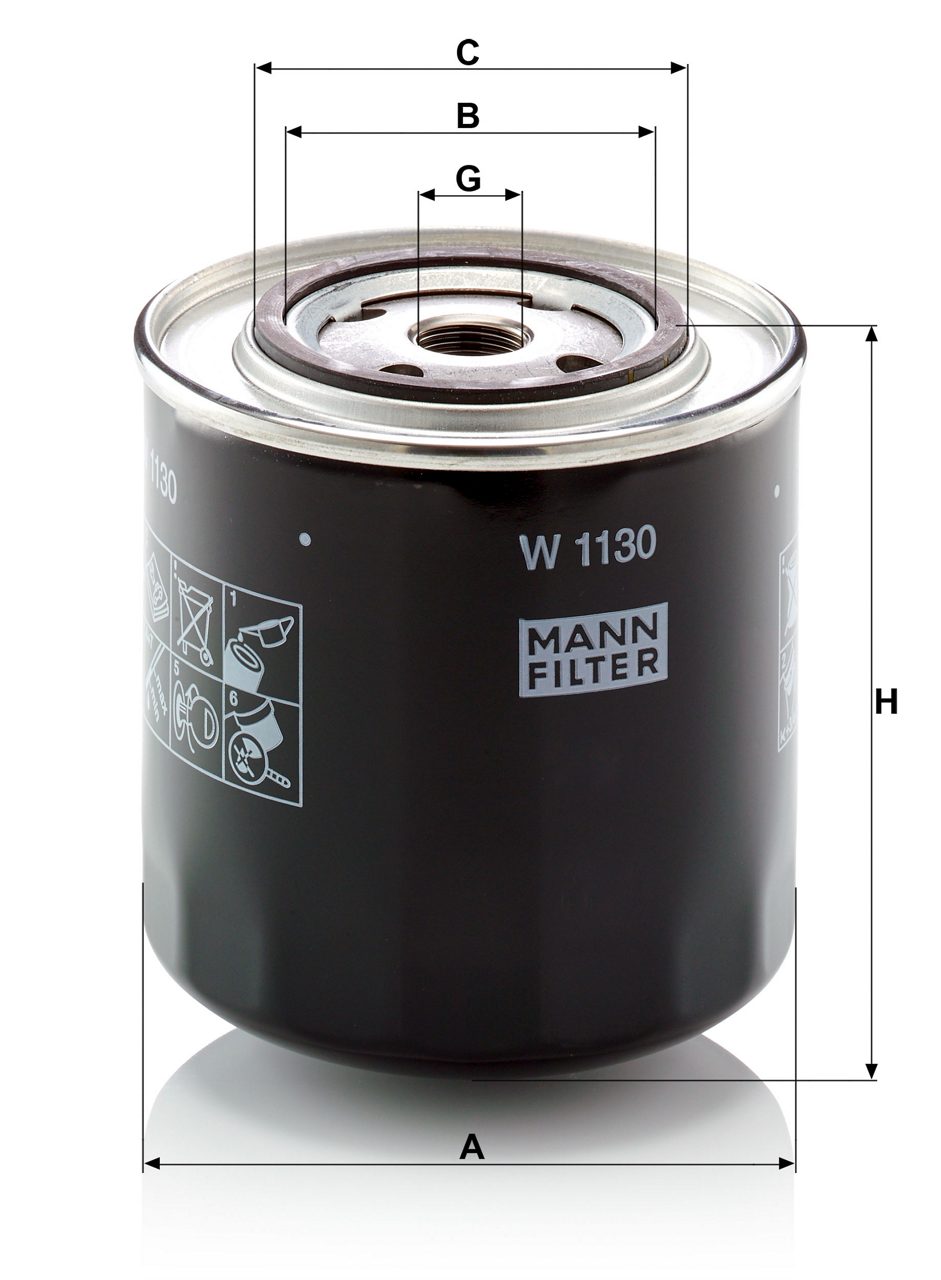 Product Image W1130_MANN-FILTER