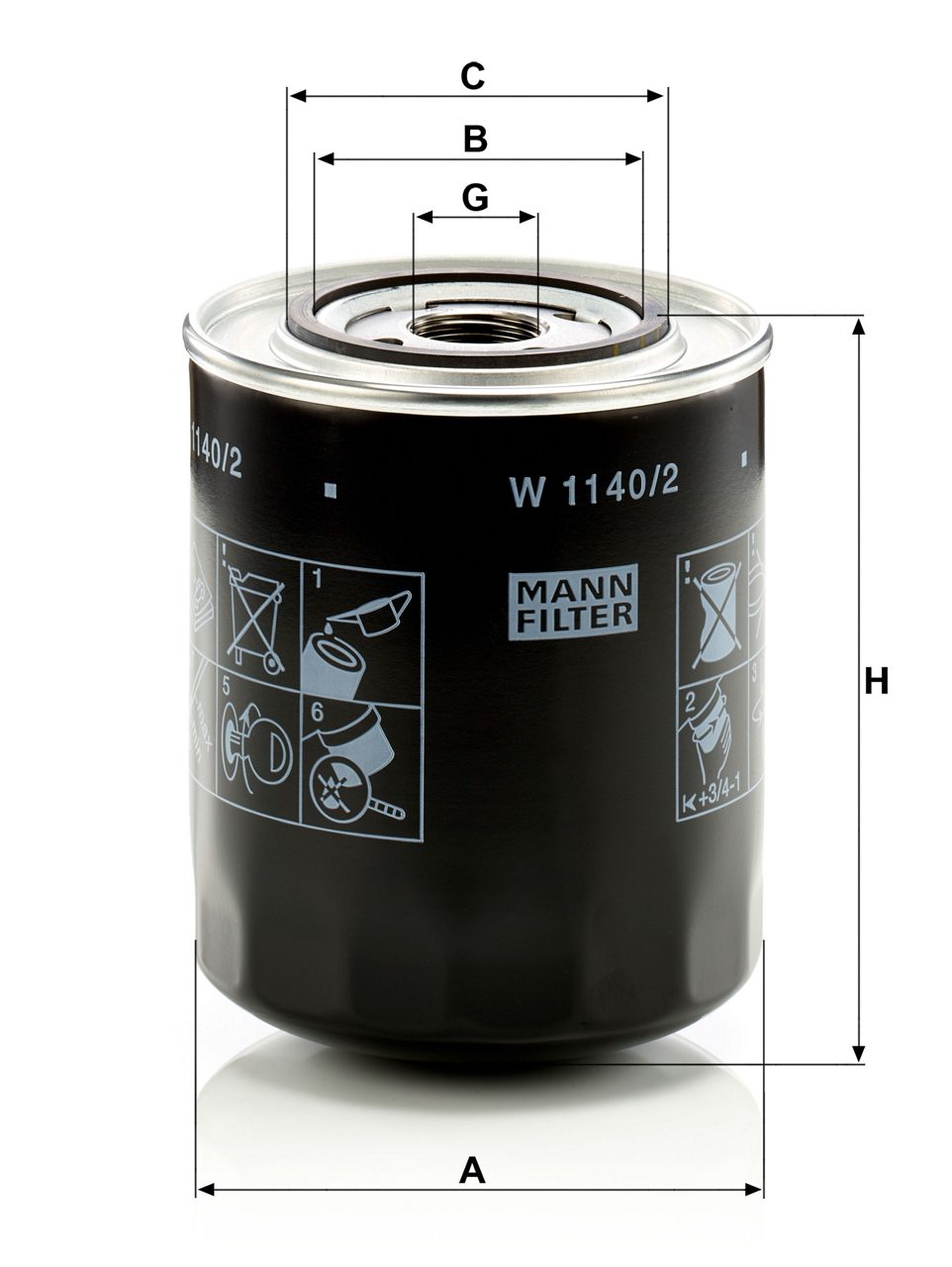 Product Image W1140/2_MANN-FILTER