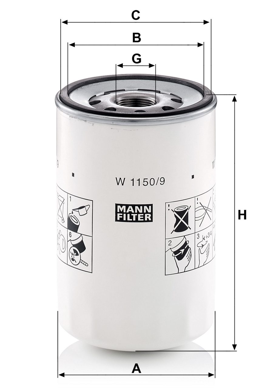 Product Image W1150/9_MANN-FILTER