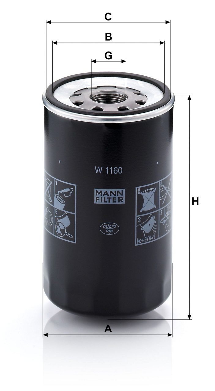 Product Image W1160_MANN-FILTER