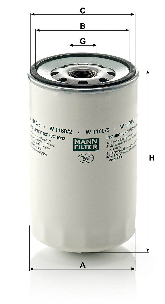 Product Image W1160/2_MANN-FILTER