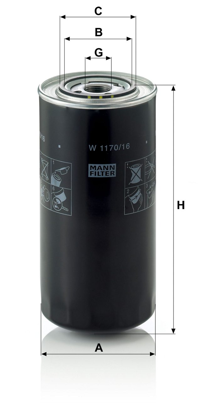 Product Image W1170/16_MANN-FILTER
