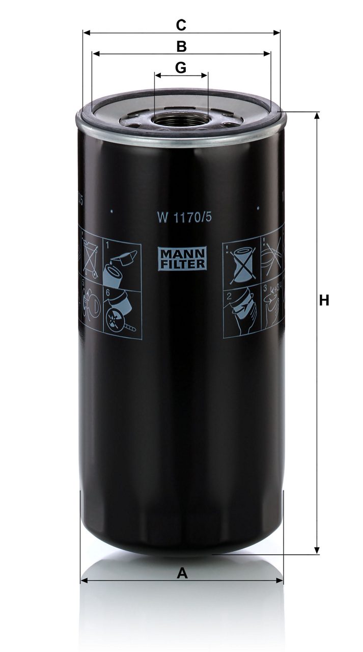Product Image W1170/5_MANN-FILTER