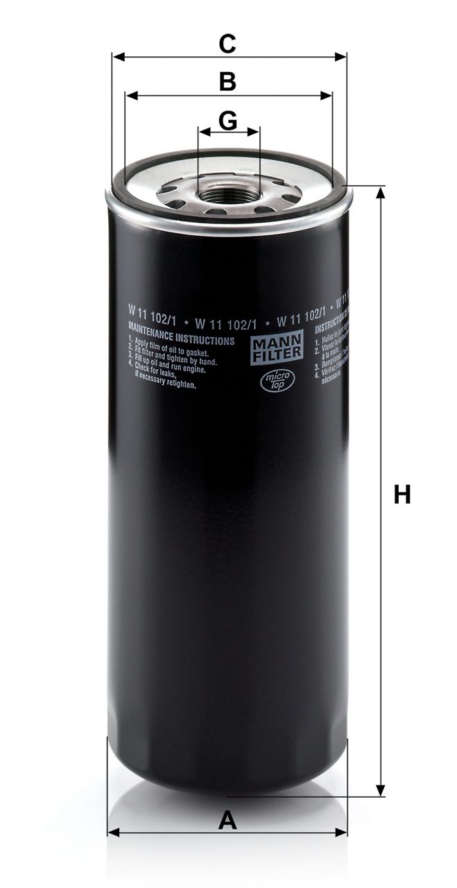 Product Image W11102/1_MANN-FILTER