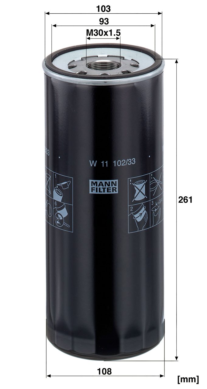 Product Image W11102/33_MANN-FILTER