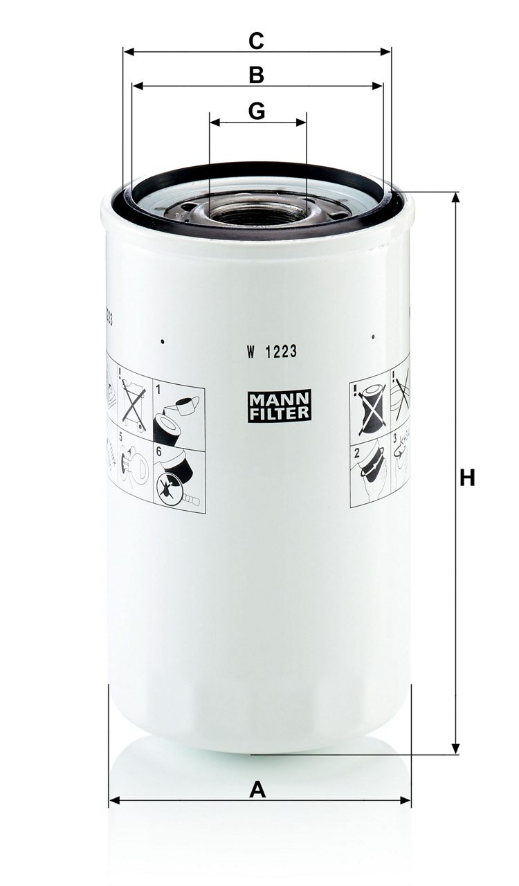 Product Image W1223_MANN-FILTER