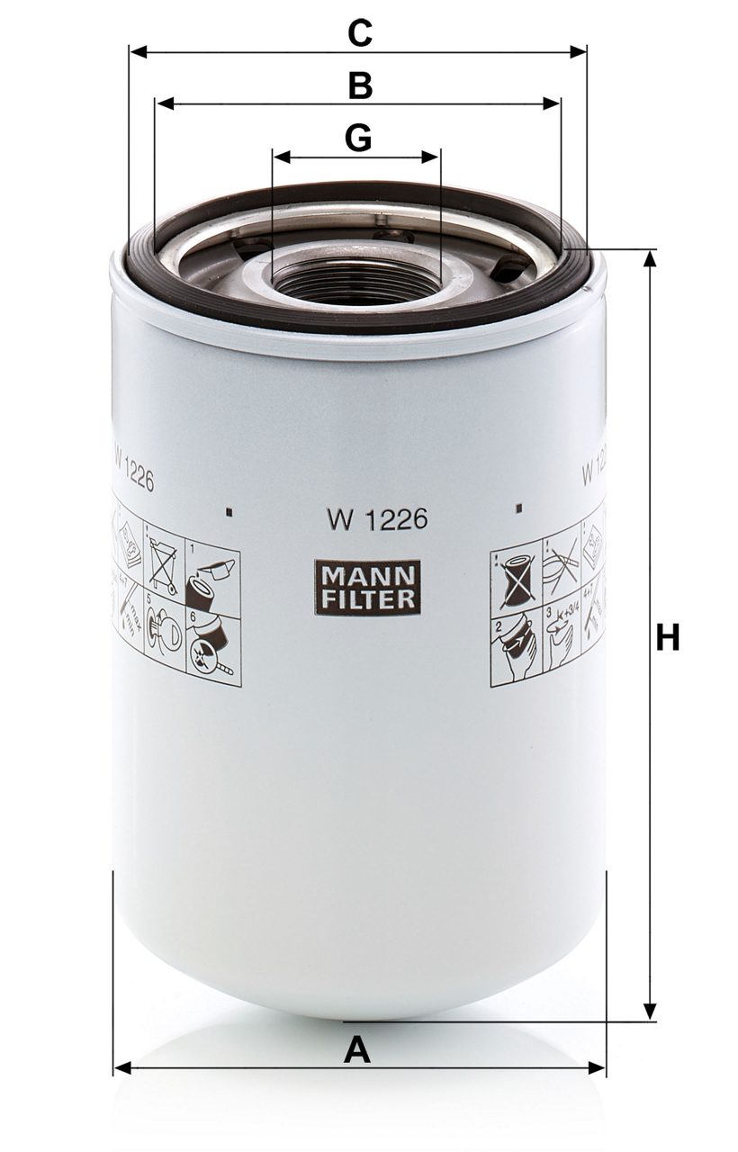 Product Image W1226_MANN-FILTER