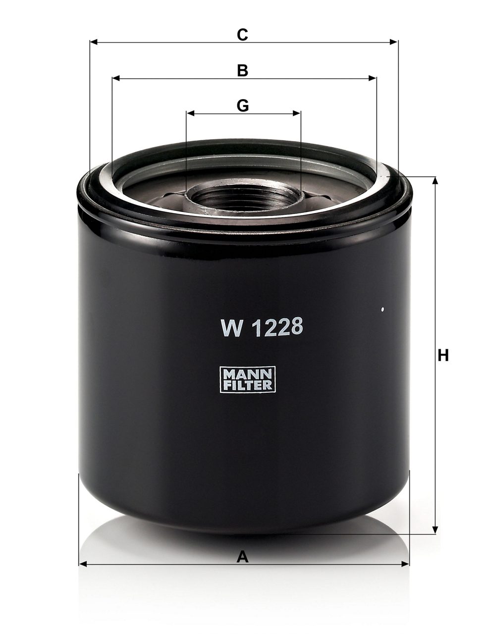 Product Image W1228_MANN-FILTER
