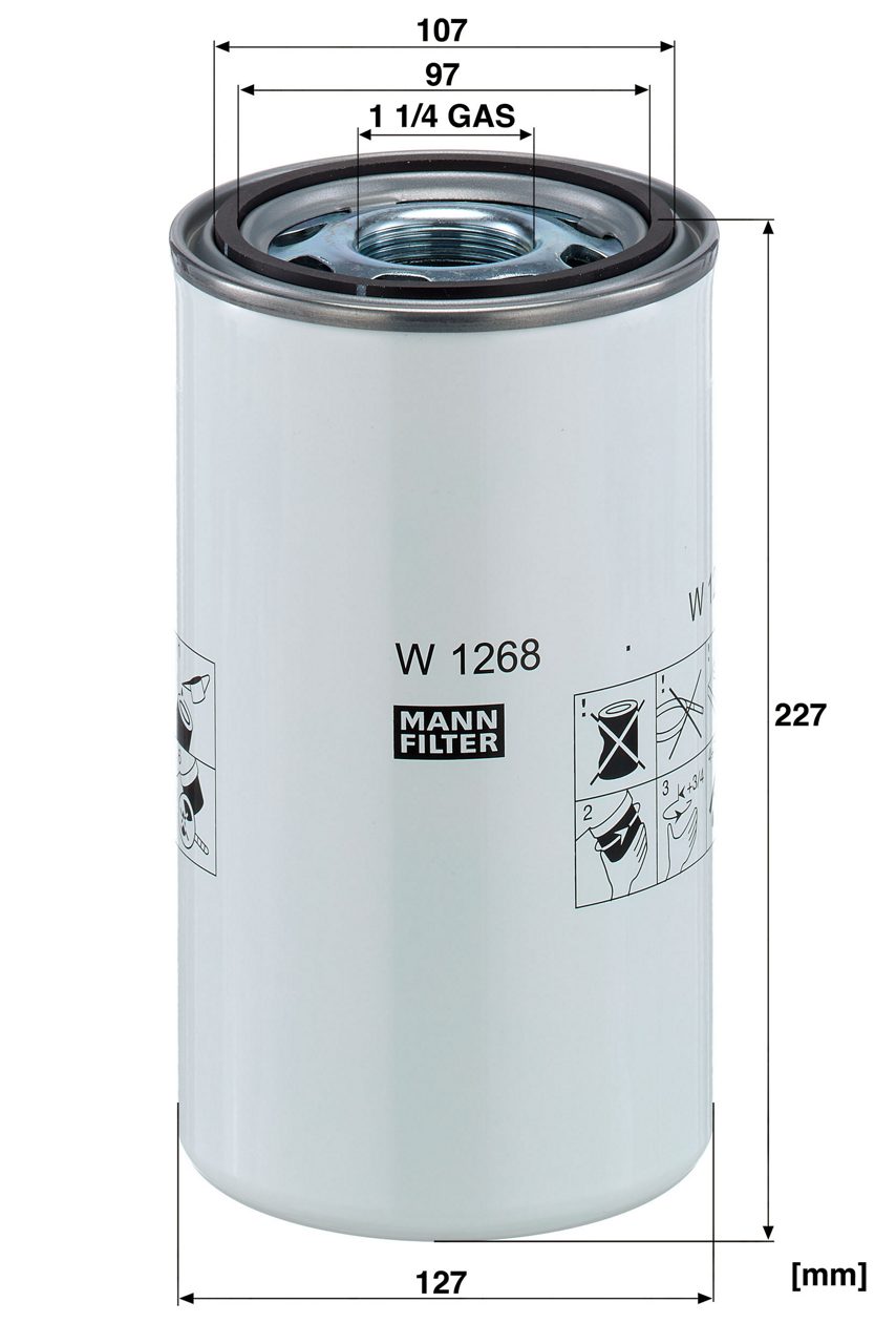 Product Image W1268_MANN-FILTER