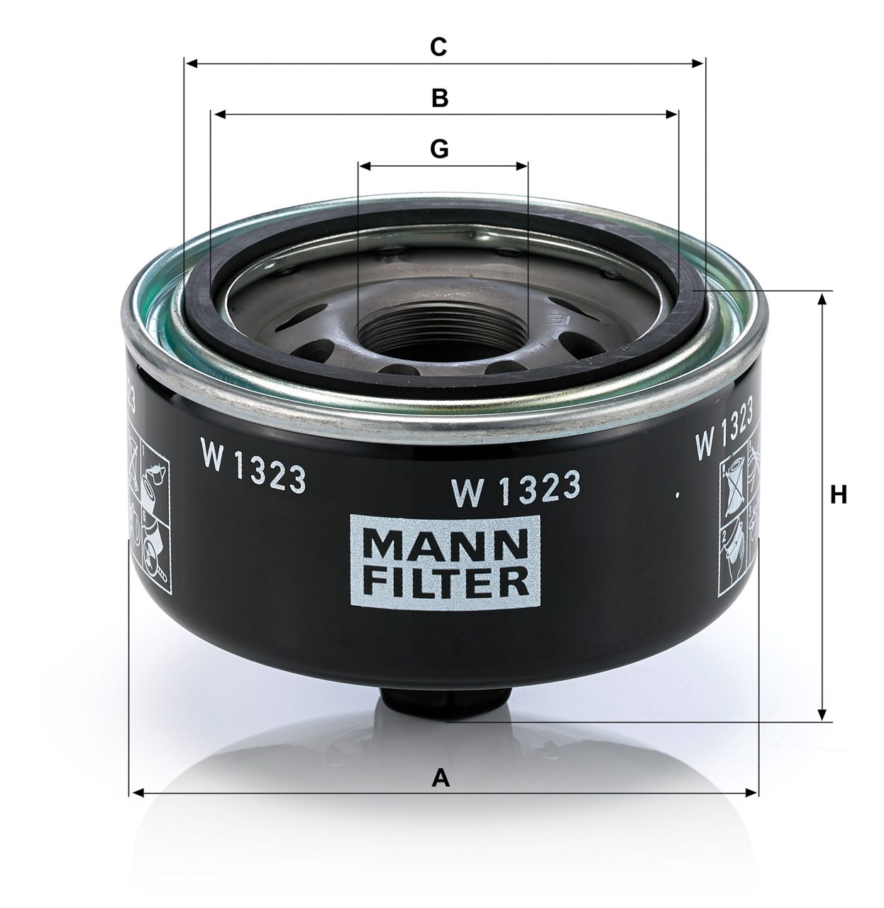 Product Image W1323_MANN-FILTER