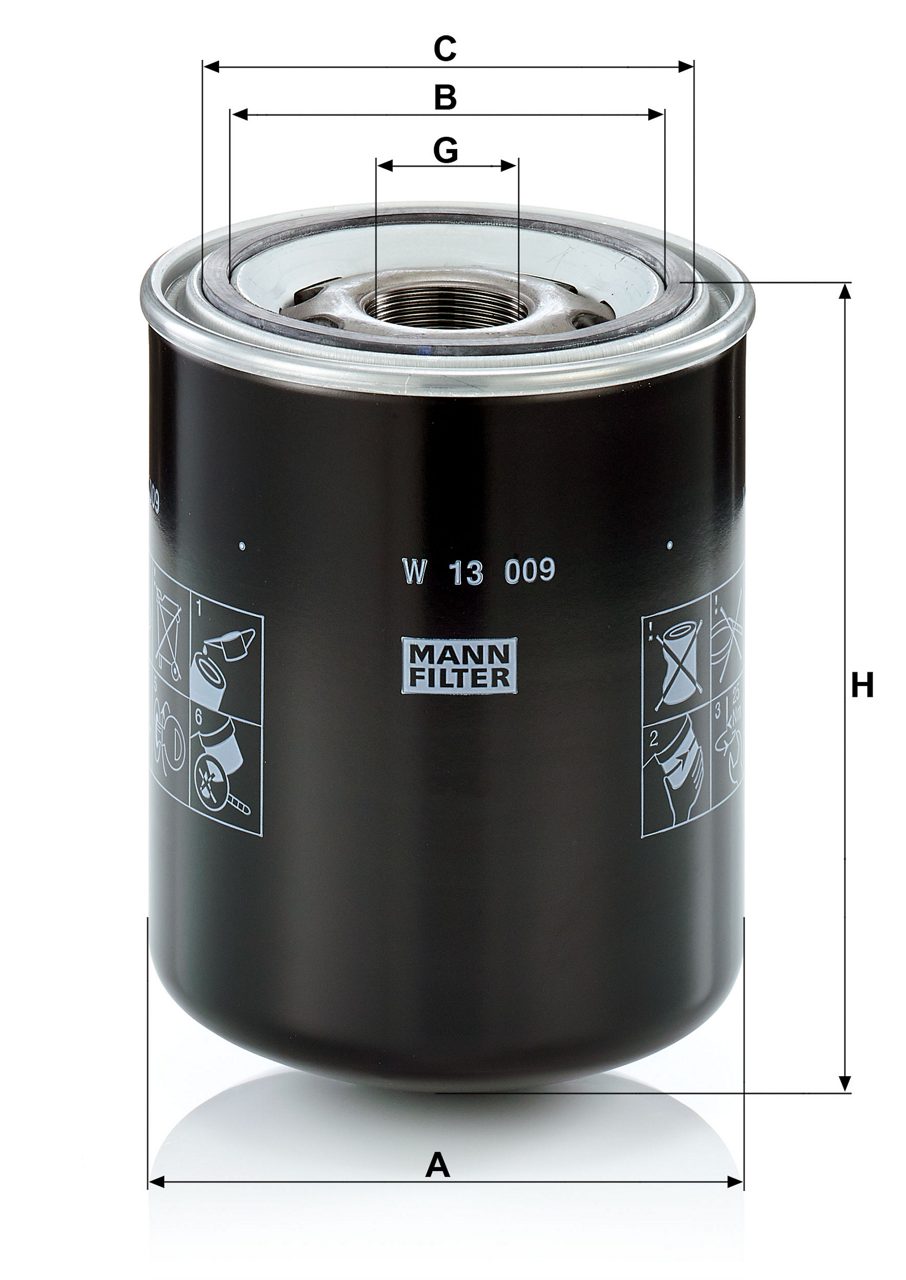 Product Image W13009_MANN-FILTER