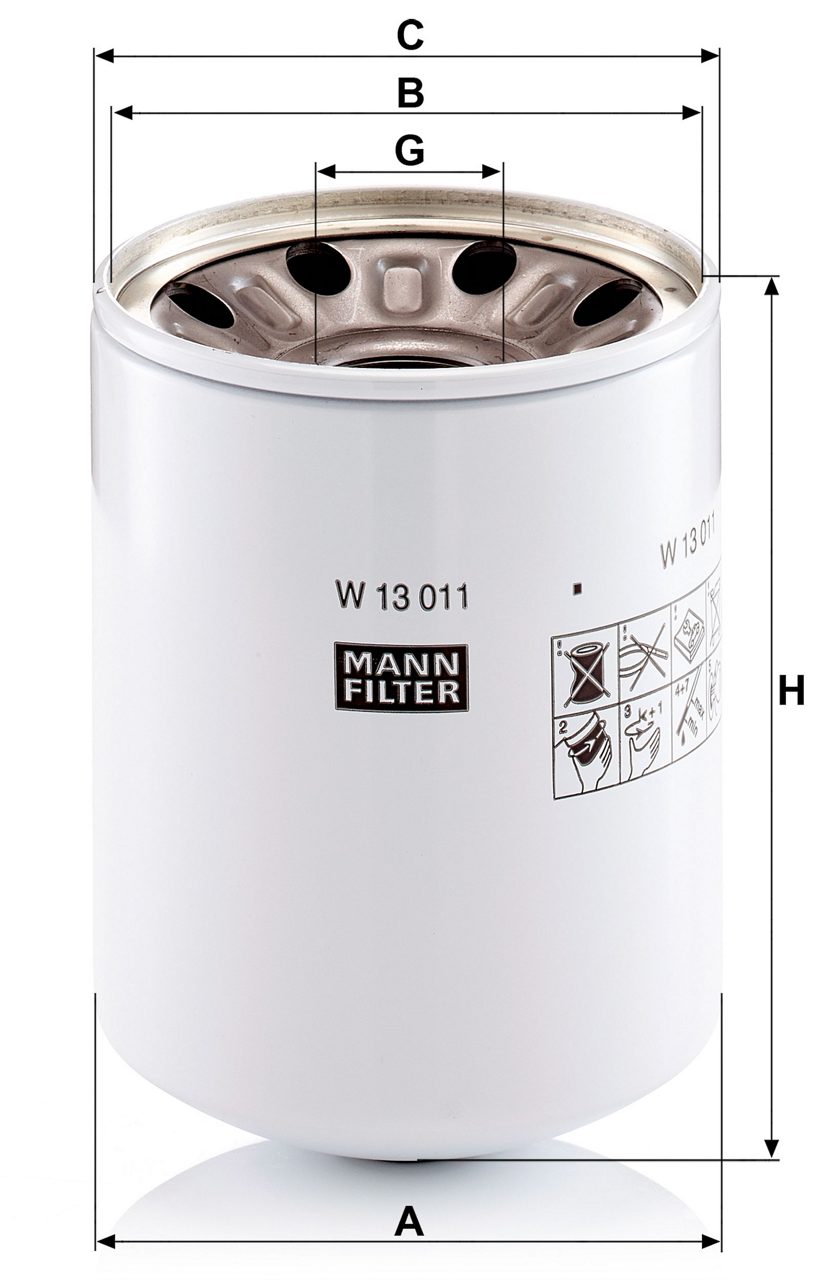 Product Image W13011X_MANN-FILTER