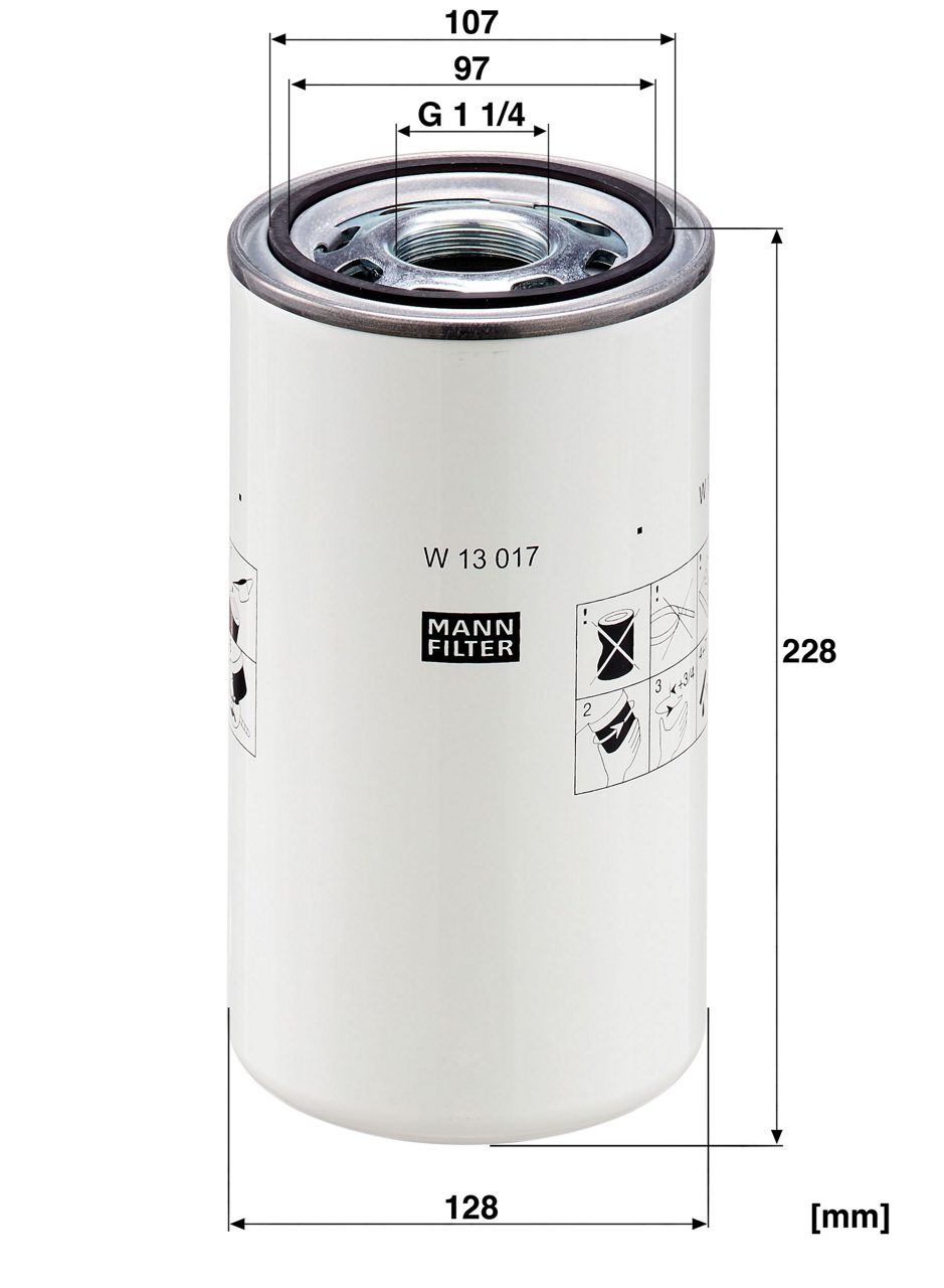 Product Image W13017_MANN-FILTER
