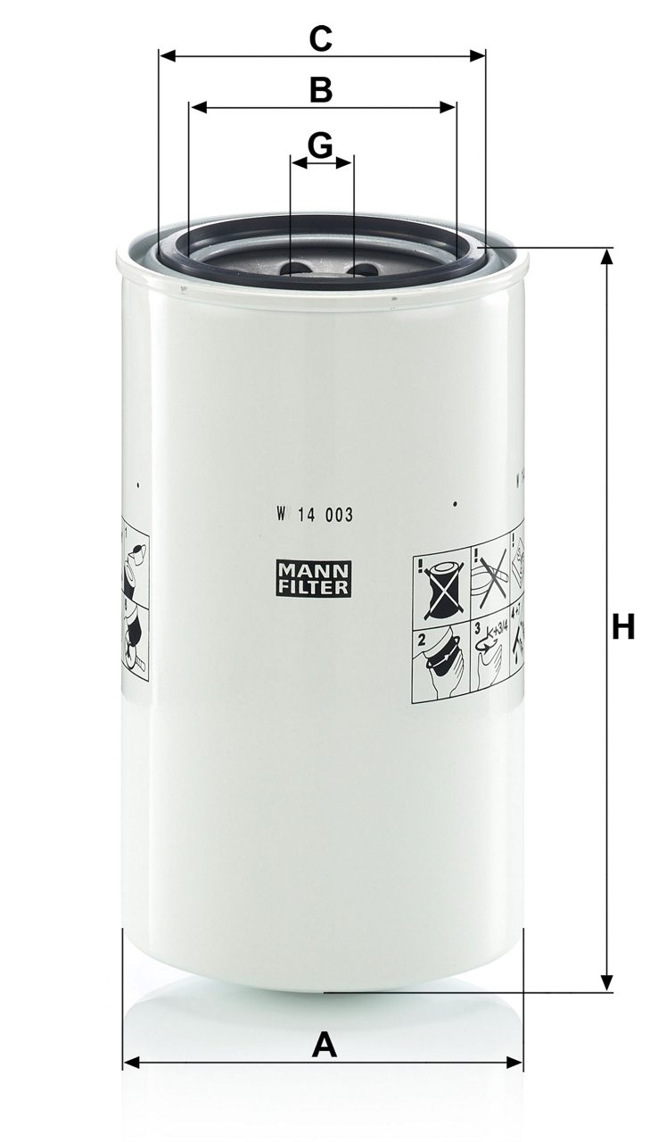 Product Image W14003_MANN-FILTER