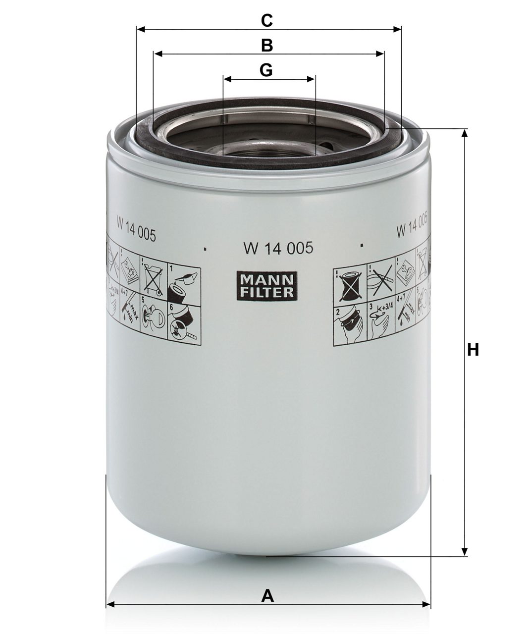 Product Image W14005_MANN-FILTER