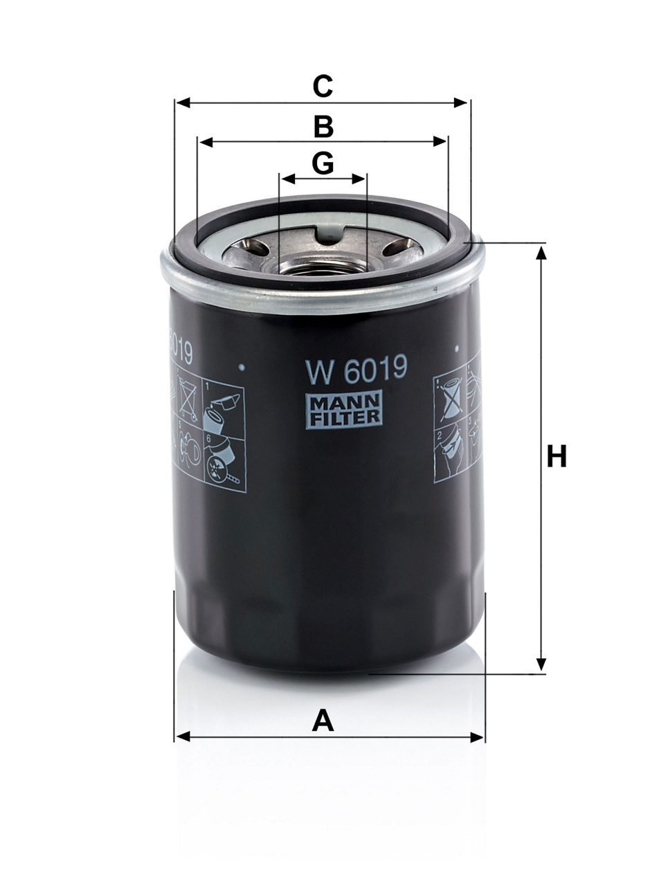 Product Image W6019_MANN-FILTER