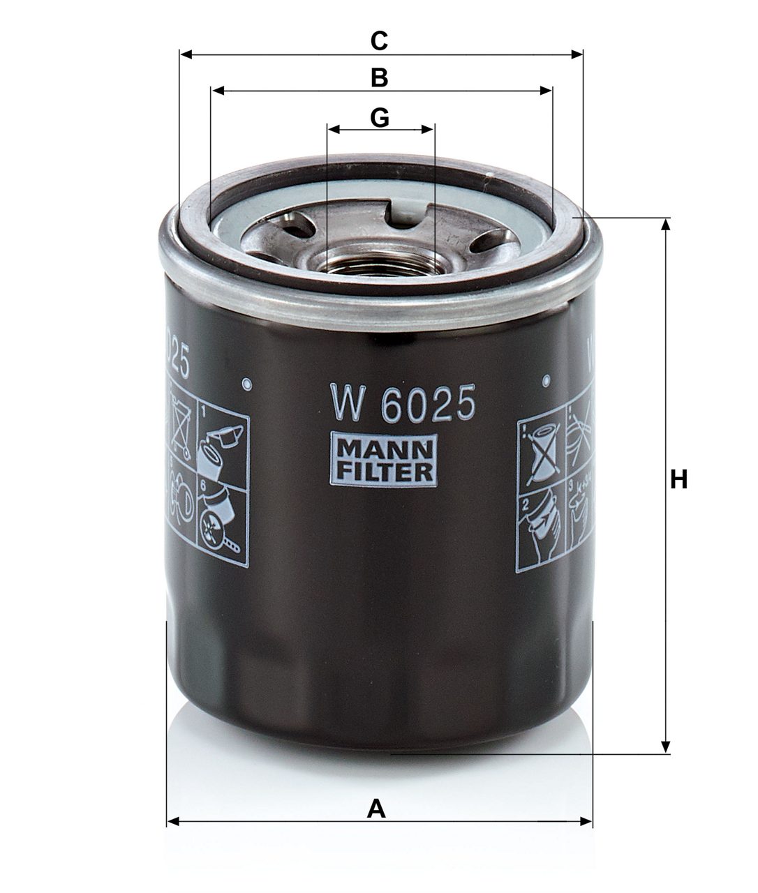 Product Image W6025_MANN-FILTER