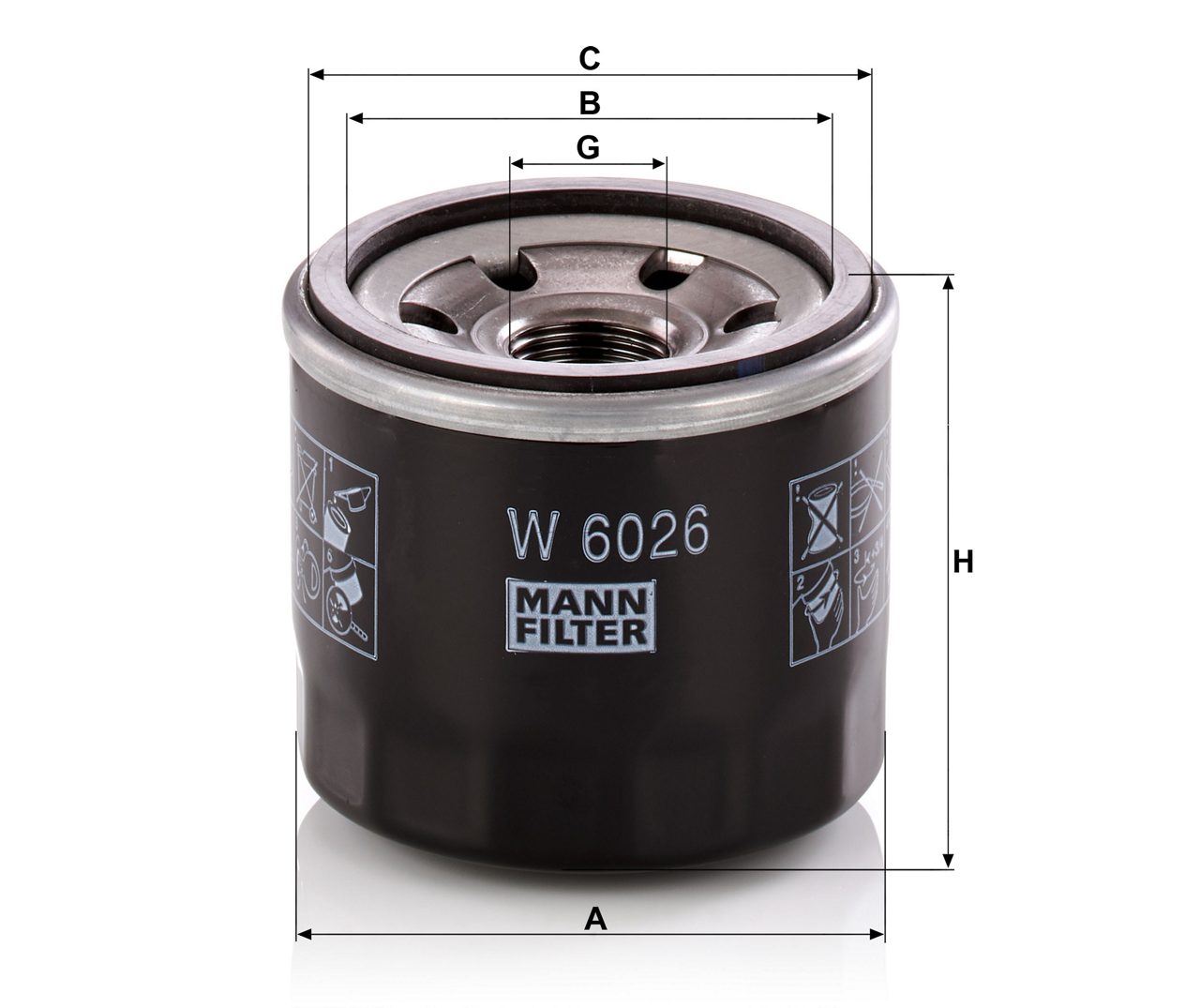 Product Image W6026_MANN-FILTER