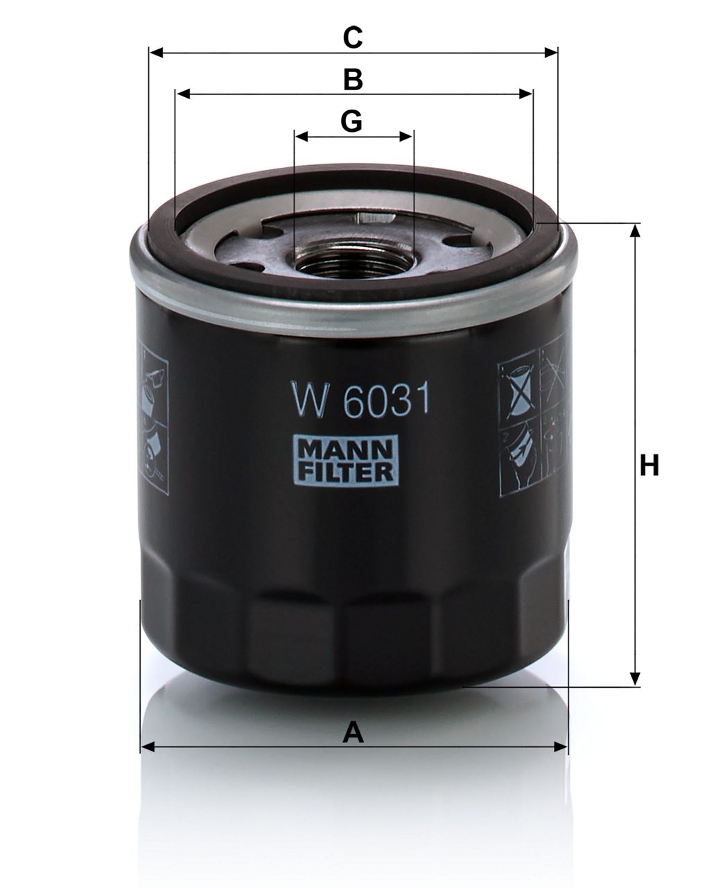 Product Image W6031_MANN-FILTER