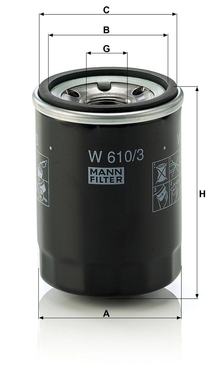 Product Image W610/3_MANN-FILTER