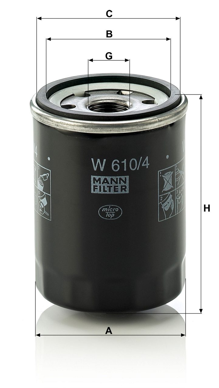 Product Image W610/4_MANN-FILTER