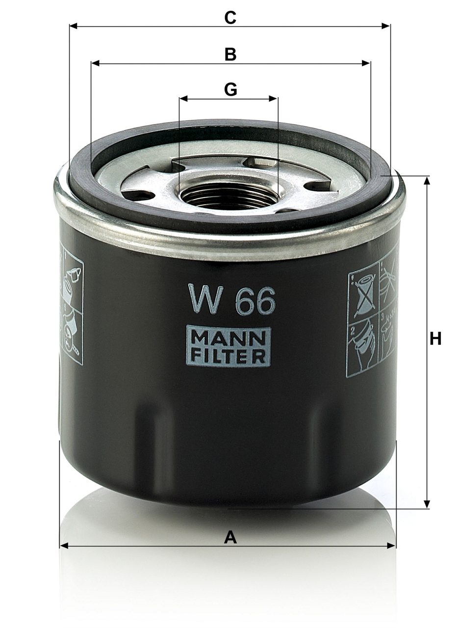 Product Image W66_MANN-FILTER