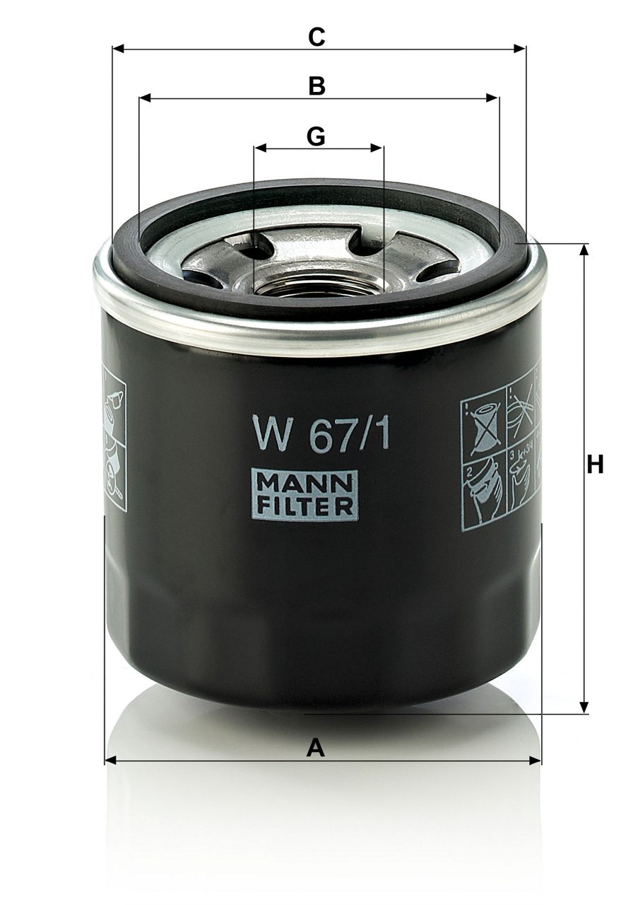Product Image W67/1_MANN-FILTER
