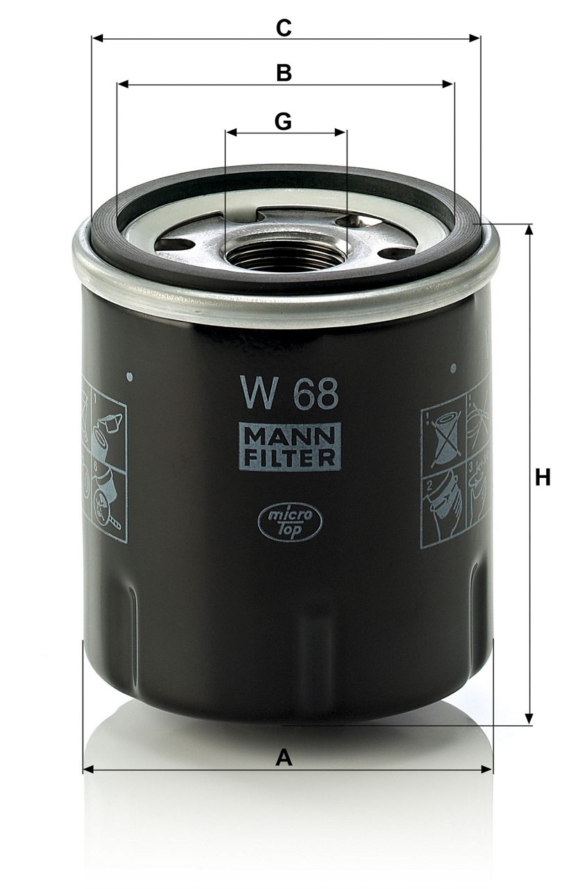 Product Image W68_MANN-FILTER