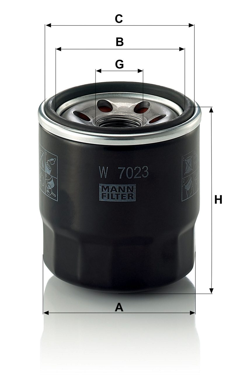 Product Image W7023_MANN-FILTER