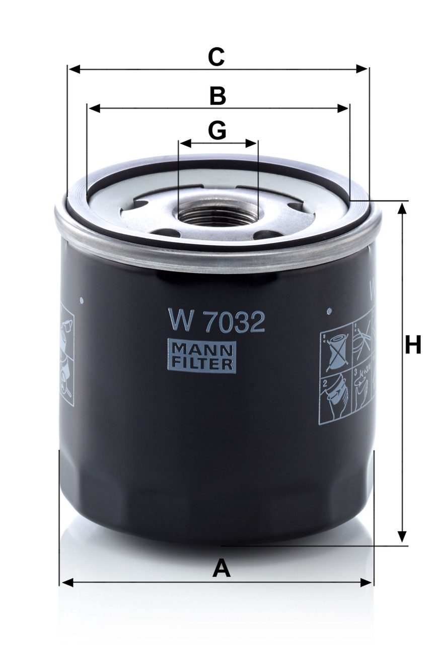 Product Image W7032_MANN-FILTER