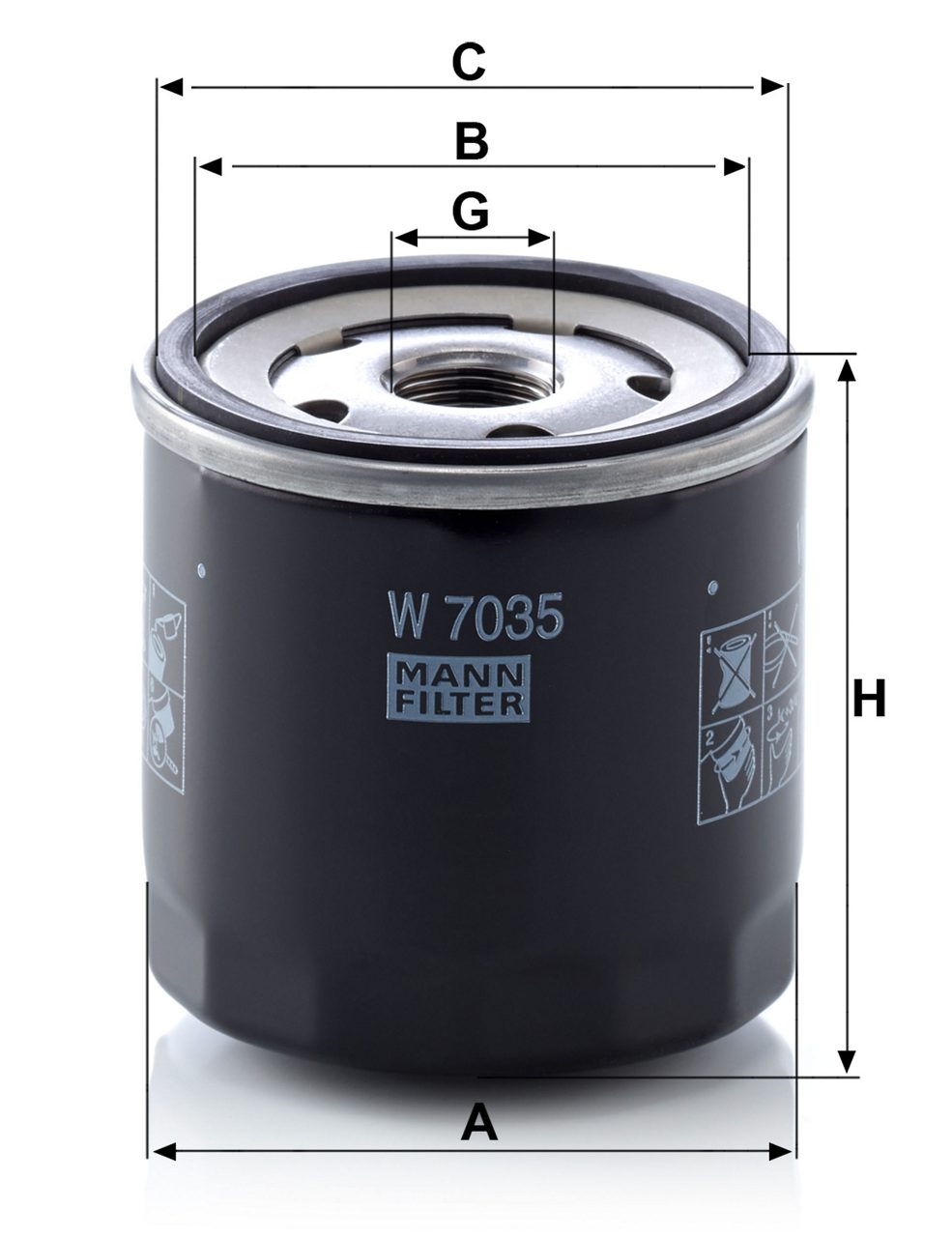 Product Image W7035_MANN-FILTER